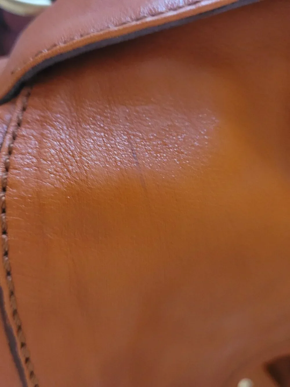 Leather Hobo Bag Francesco Biasia Orange